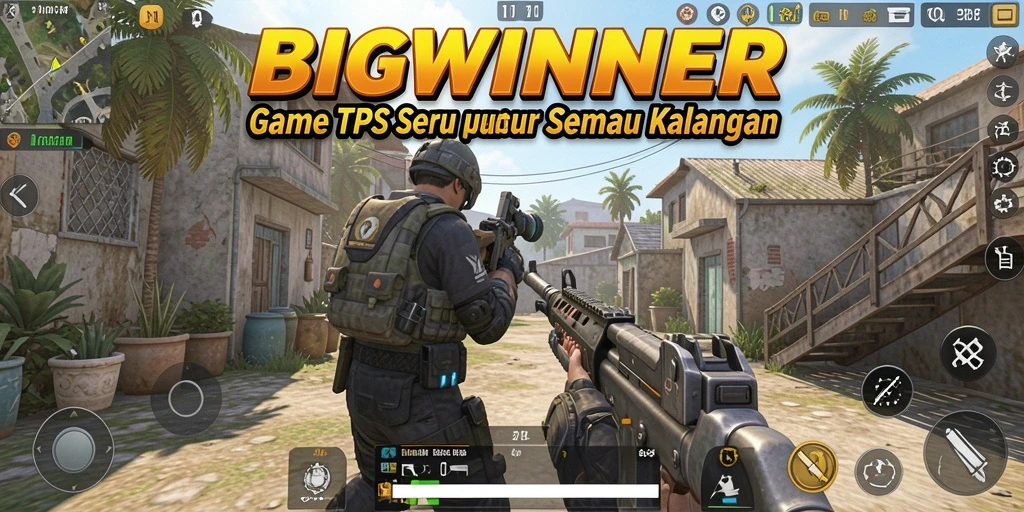 Tampilan gameplay seru dalam BIGWINNER yang penuh aksi.