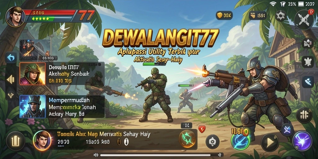 Tampilan antarmuka pengguna DEWALANGIT77 yang sederhana dan intuitif.