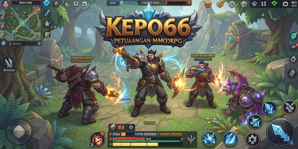 Tampilan gameplay menarik dalam dunia MMORPG KEPO66.