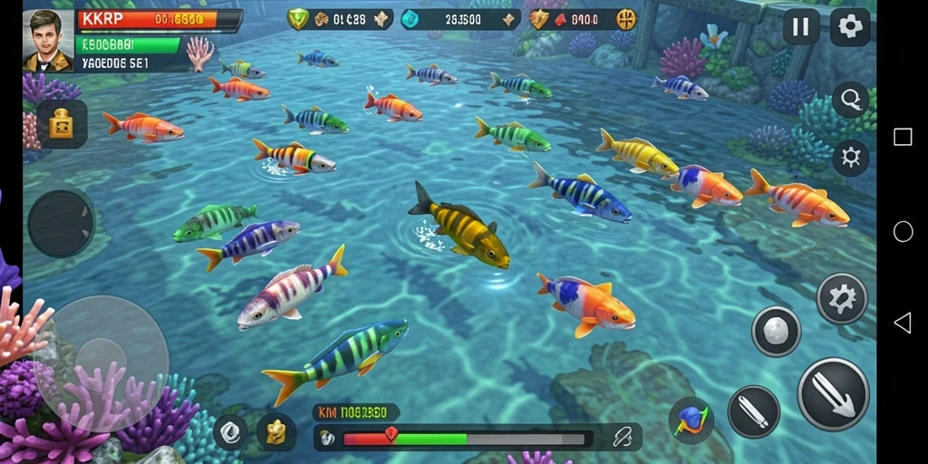 Tampilan gameplay KKRP yang seru dan penuh warna.