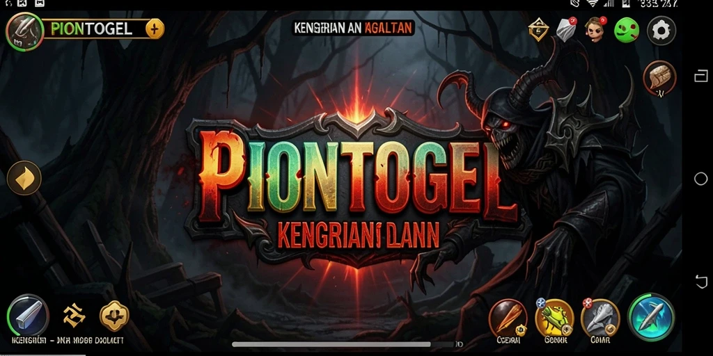 Tangkapan layar menampilkan suasana mencekam dalam gameplay PIONTOGEL.