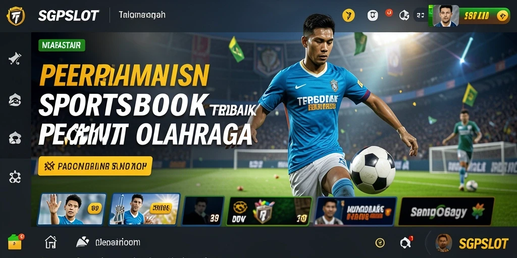 Tangkapan layar utama SGPSLOT menunjukkan fitur taruhan olahraga yang menarik.