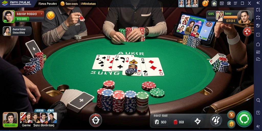 Tampak menawan dari gameplay poker yang seru